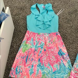 Let’s Cha Cha (RARE) Lilly Pulitzer ruffle dress